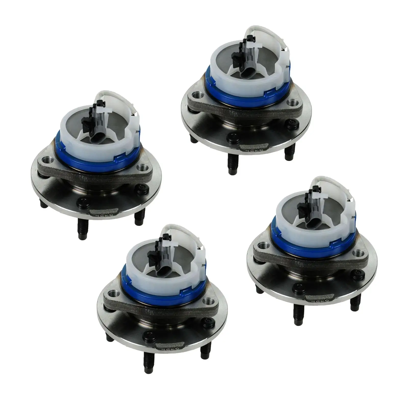 4Pcs 25693148 Durable Front Rear Premium Wheel Hub and Bearing Assembly for Cadillac Sts 2007-2009 Awd Sts 2007 Rwd, Base