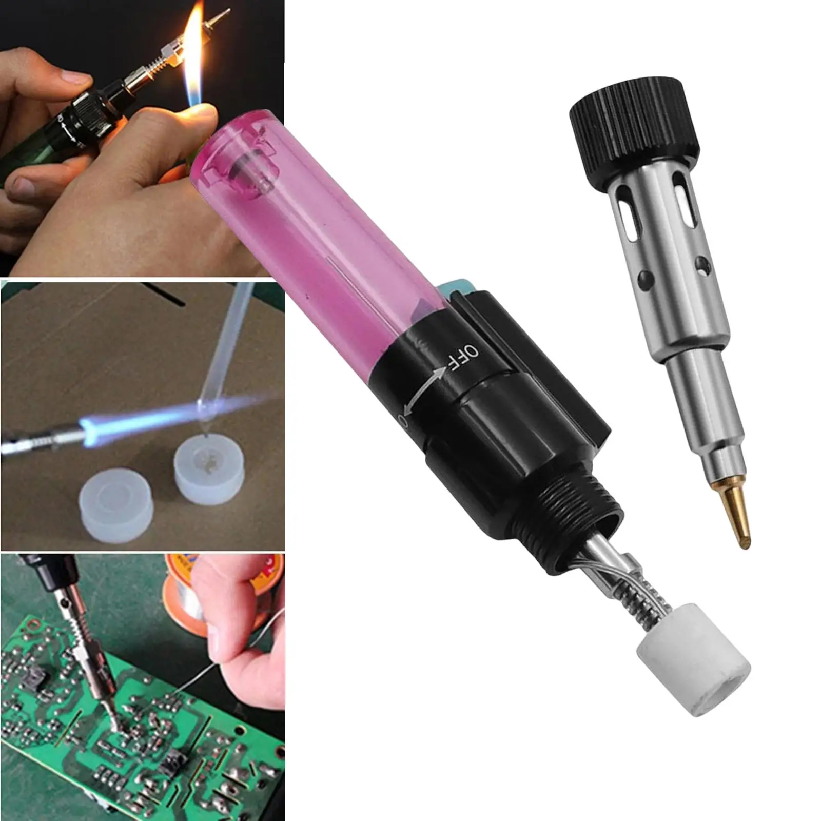 Professional Butane Torch Soldering Iron Welding Repair Fast Heating Wireless Durable Soldering Iron Station for Plastic Cutting