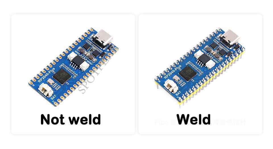 Raspberry Pi Pico RP2040-Plus Microcontrolador, Versão de