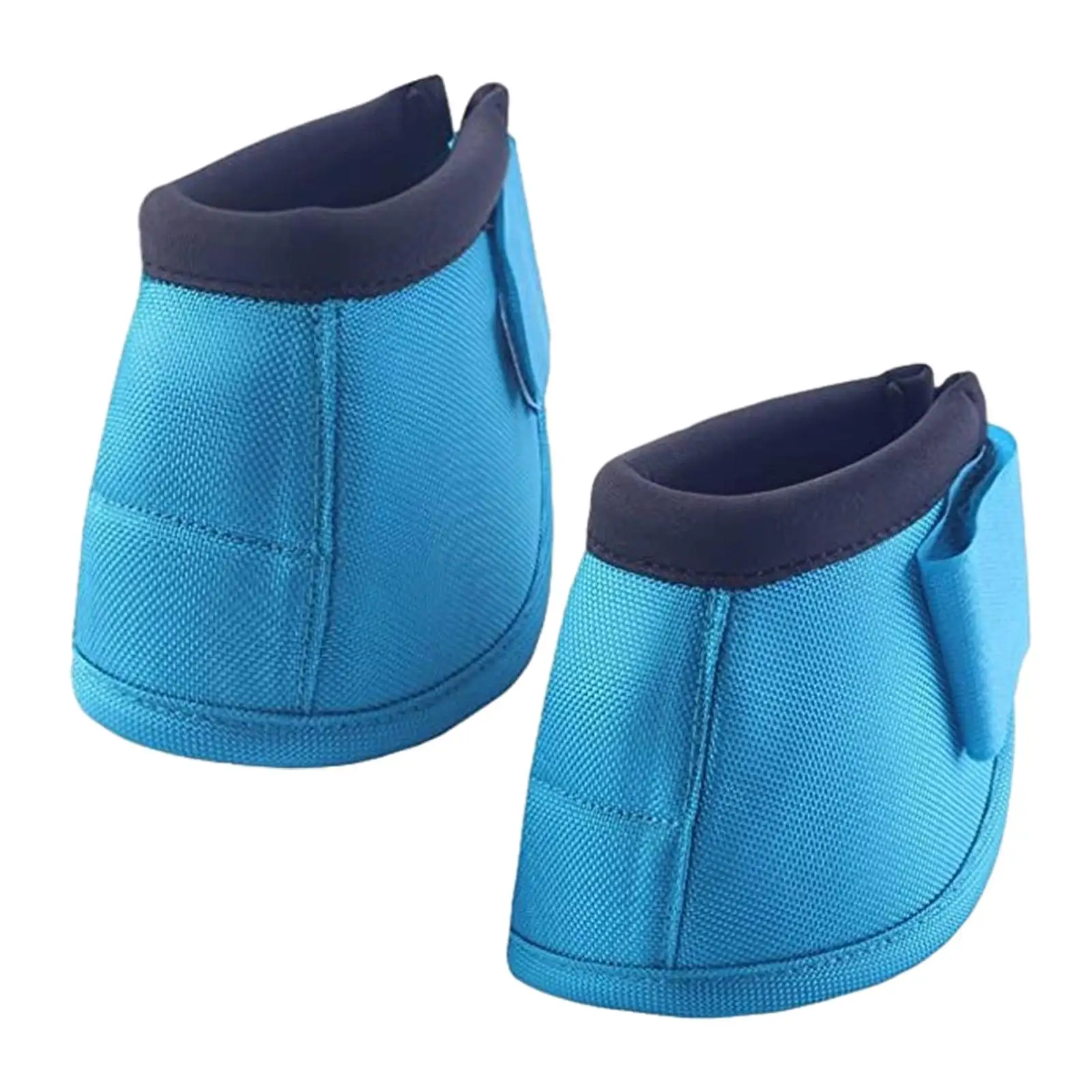 Horse Bell Boots Lightweight Portable Comfortable Sold in Pairs Shock Absorbing Durable Guard Protective Equestrian Equipment