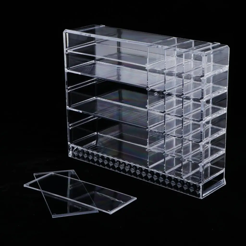 Cosmetic Organizer Acrylic  Storage Case Shelf Jewellery Holder