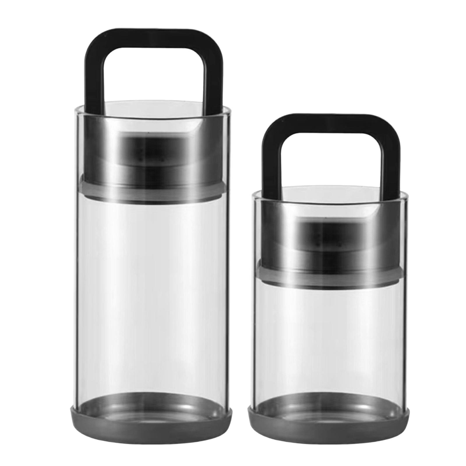 Vacuum Storage Jars Kitchen Tea Container Glass Storage Container Airtight Coffee Storage Tank Coffee Container