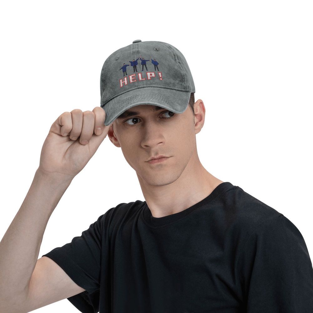 Gewaschene Herren-Baseballkappe hilft Trucker Snapback Caps Dad Hat The Beatle Band Golf Hats – Detail 6