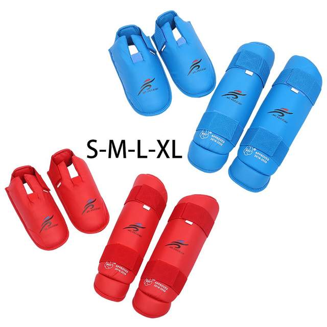 Shin Instep Protectors Martial Leg Protector Kickboxing Pads Kick Muay Thai