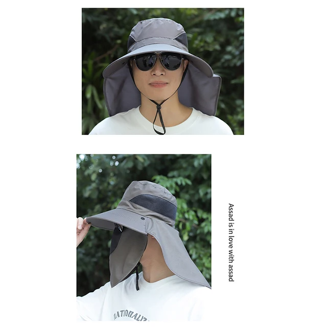 Sombreros de sol con protección UV para hombre y mujer, gorra de