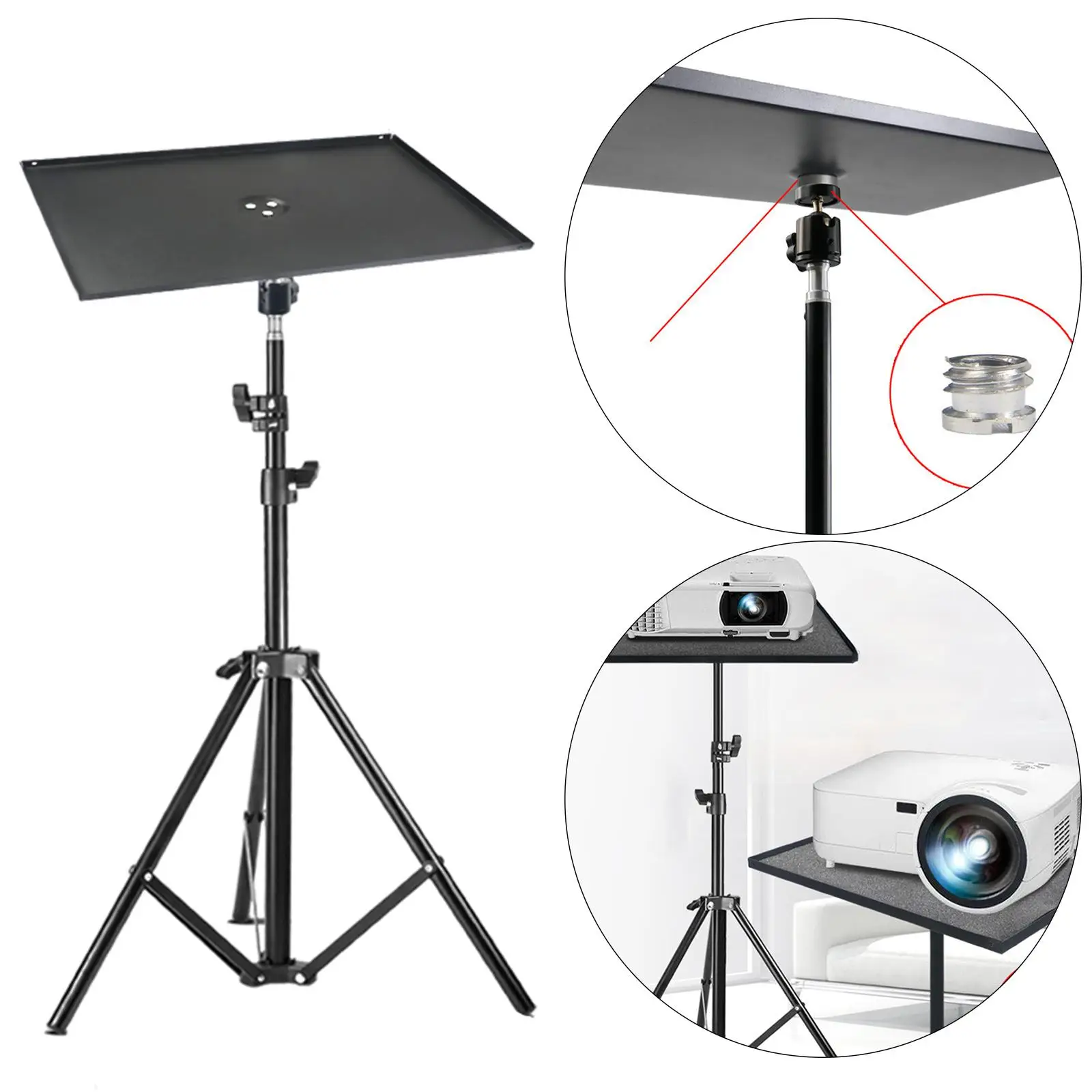 Tripod Stand, Foldable Stand, for office and  Computer Phone Holder Mount Detachable