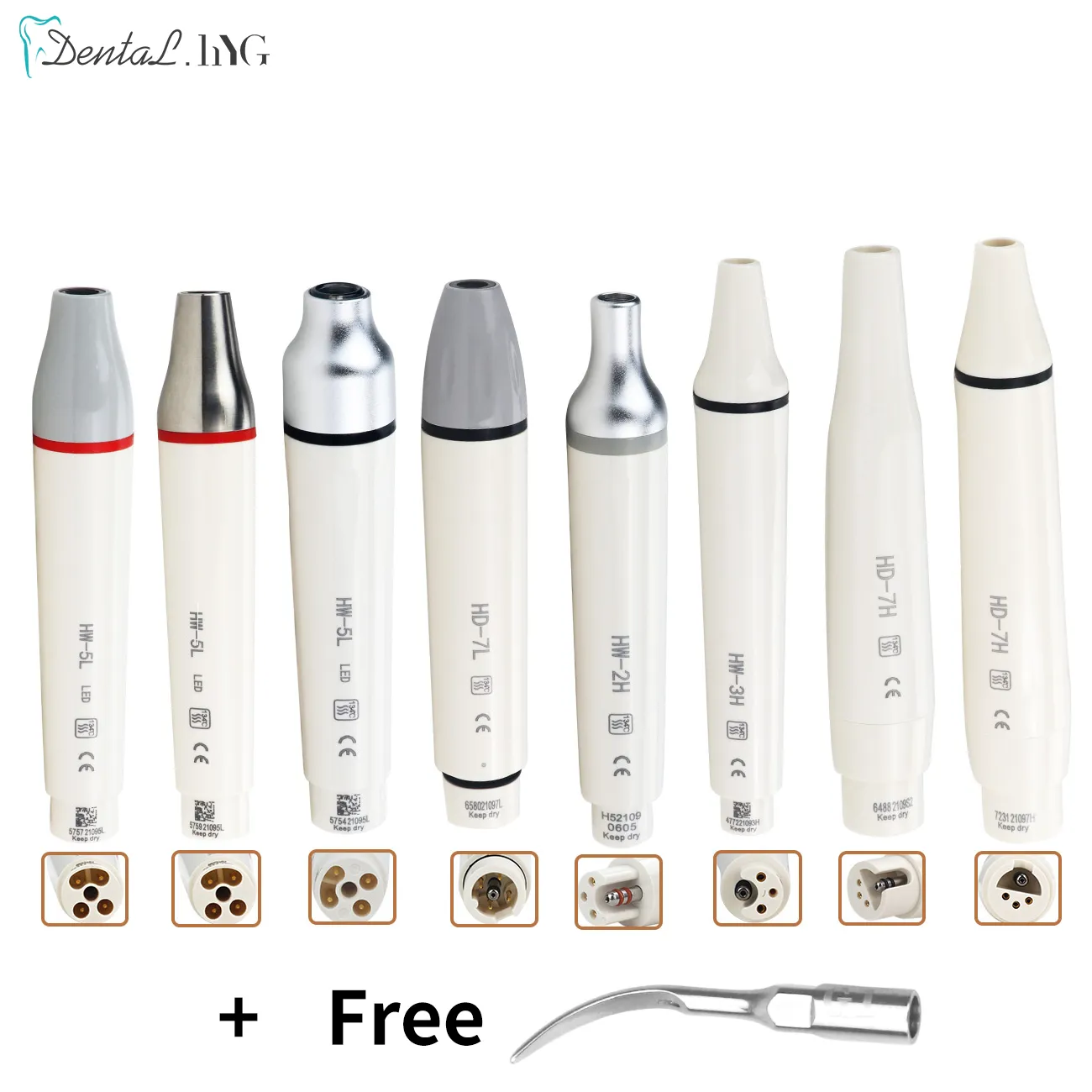 Best of Dental Ultrasonic Piezo Scaler Handpiece HW-3H LED Fit For SATELEC DTE WOODPECKER EMS VRN Dental Ultrasonic Scalers Get 1pc Tips Reviews & Tips