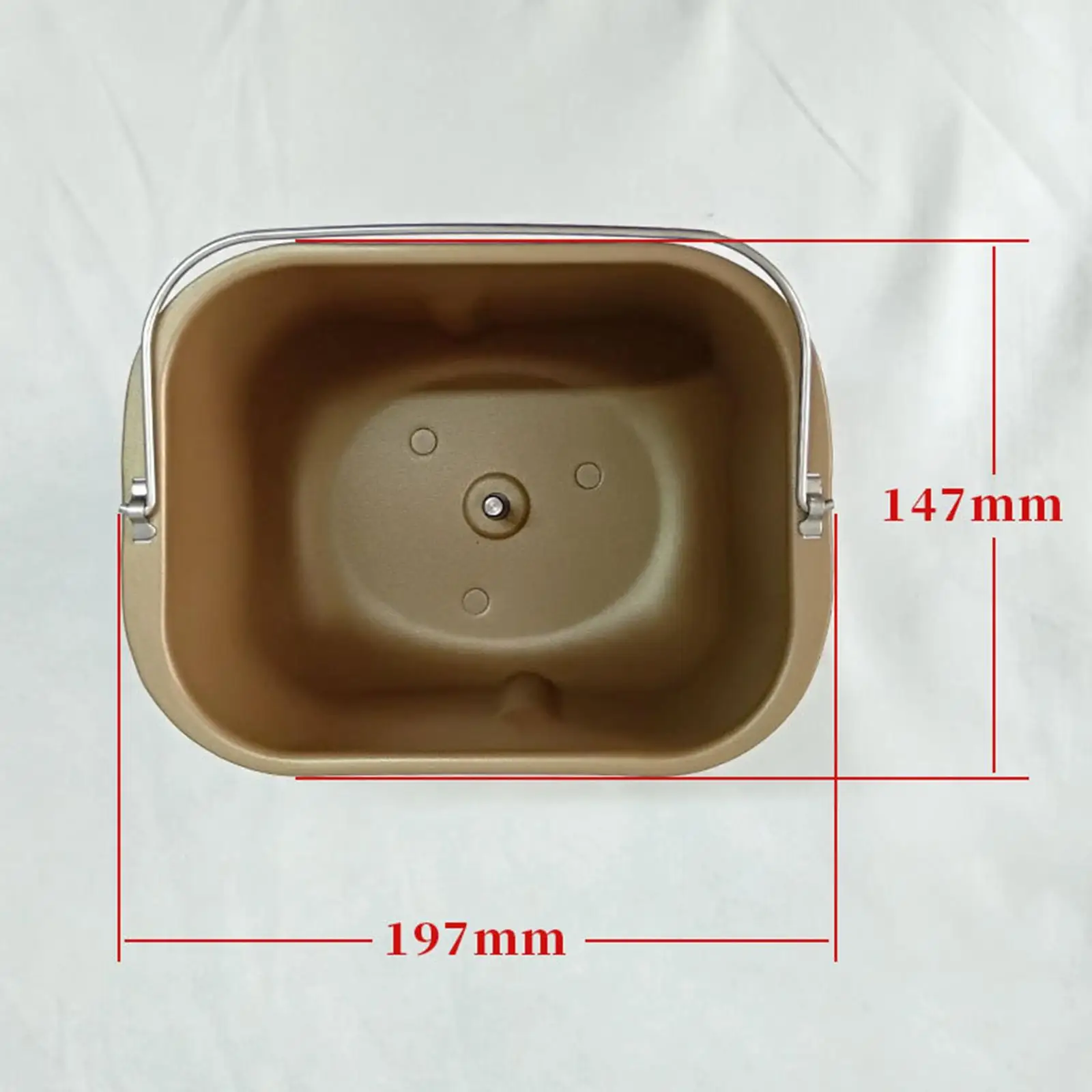 Bread Baking Pan Bakeware Breadmaker Paddle Dinner Tool Household Washable Bread Machine Accessories Bread Bucket for Loaf Wheat