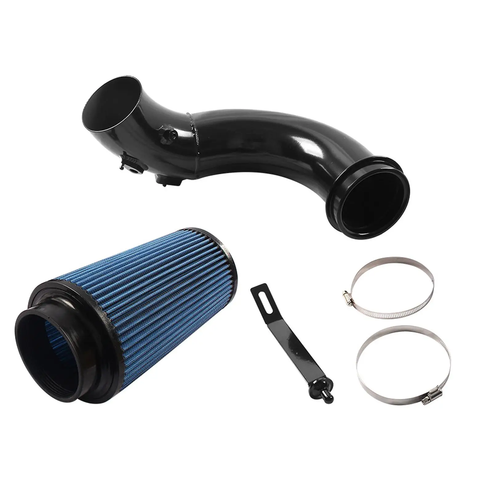 Cold Air Intake Filter W/ Filter Fit for 3500 Black
