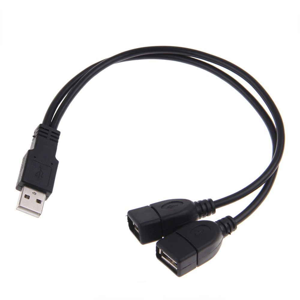 Hochwertiges USB 3.0-Kabel USB-Doppelteiler-Adapter kabel ein bis zwei Buchse zu USB 2 Stecker Lade datenkabel – Detail 3