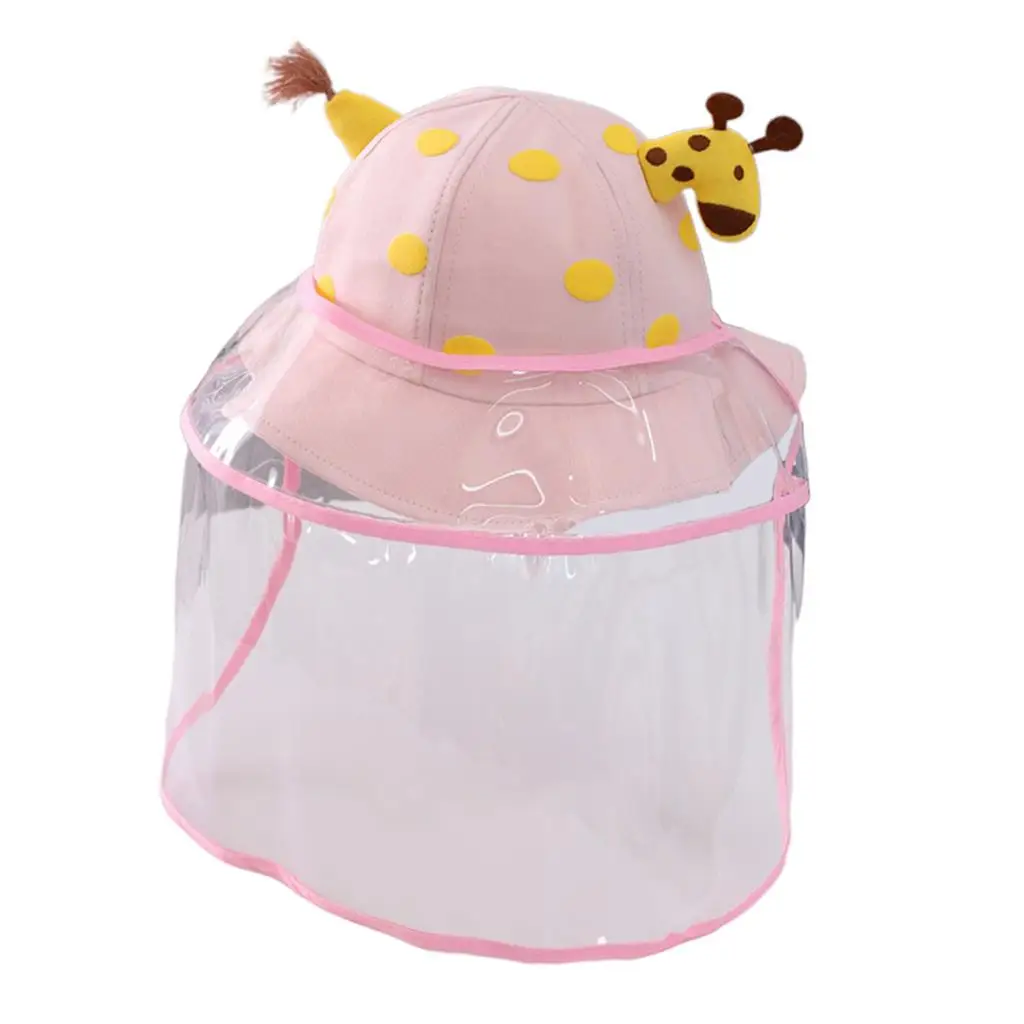 Kids Protection Hat Face Protection Dustproof Bucket Cap Outdoor Beach