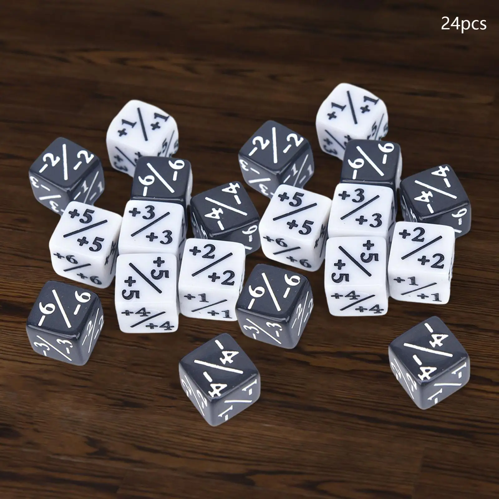 24 Pieces Counter Token Dice D6 for Party Favors Teaching Props Math Game