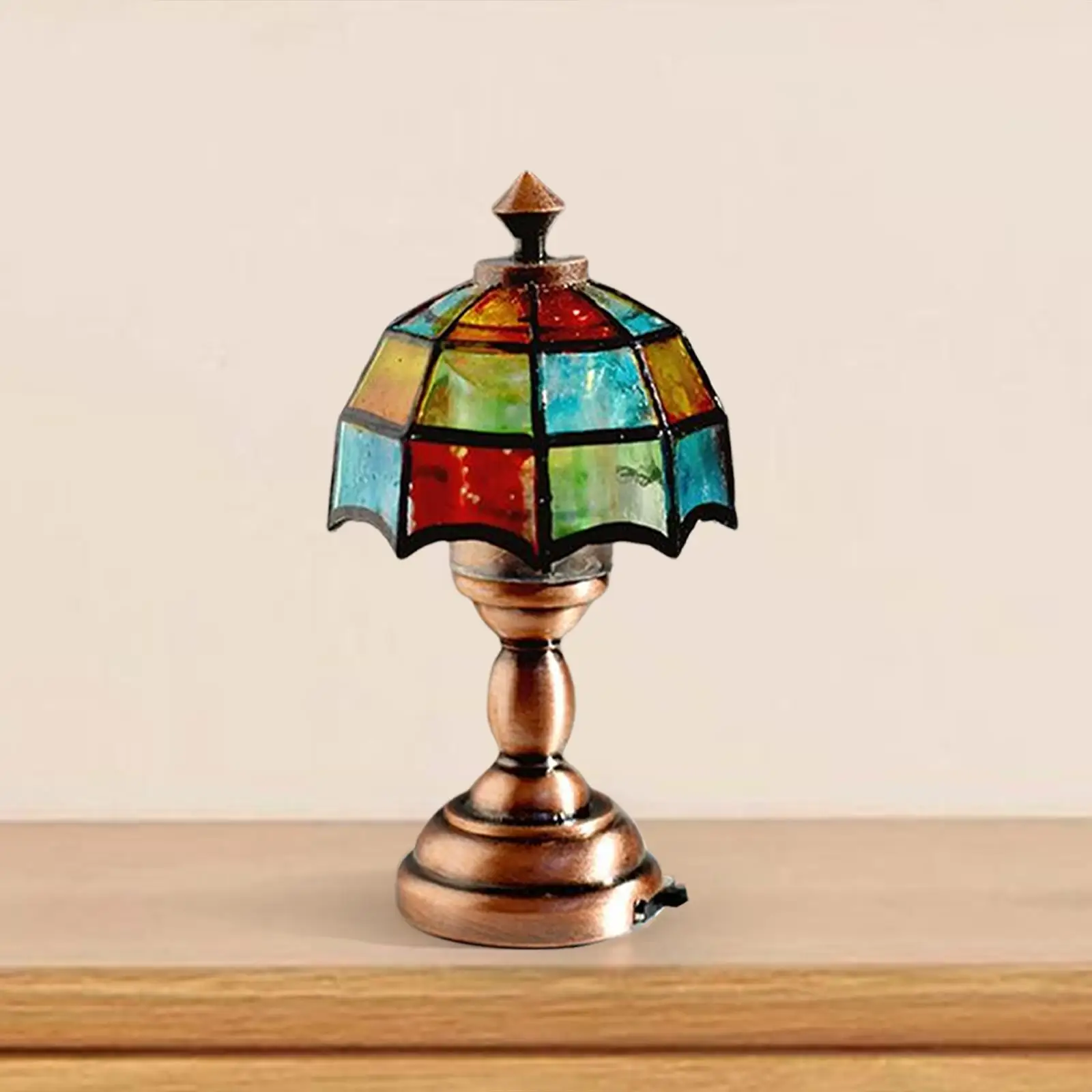 Miniature Dollhouse Table Lamp Living Room Accessories Toys Micro Landscape Bedroom Home Life Scene 1:12 Scale Decoration