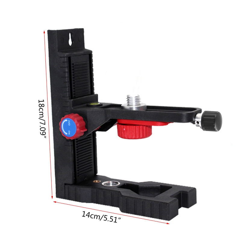 Einstellbare starke magnetische Laser-Level-Halterung Wand-L-Halterung mit Clip halter halter 1/4 "/5/8" Gewinde – Detail 6