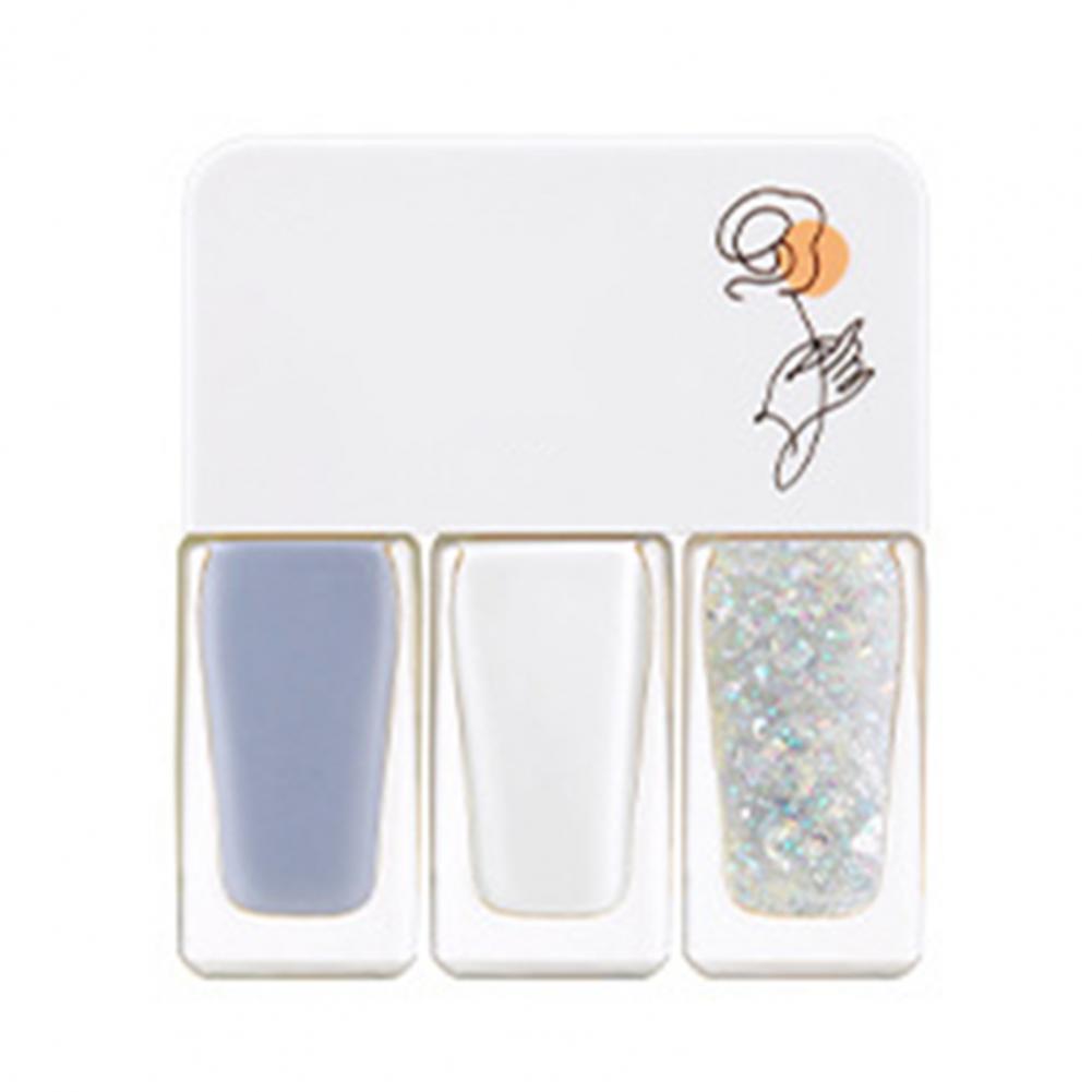 3Pcs/Set Water-Based Gel Nail Polish Set - 12g, Quick-Dry, DIY 3-in-1 Nail Art