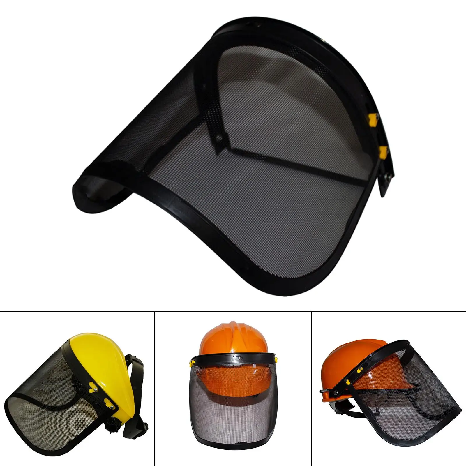 Premium Forestry Screen Visor Face Protection Mesh Visor Protective Mask for Logging Forestry Gardening Mowing