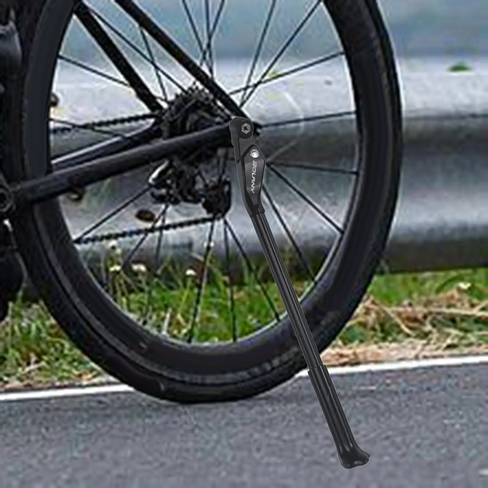 Bike Kickstand Quick Release Stable Single Leg AntiSlip Bicycle Kick Stand for