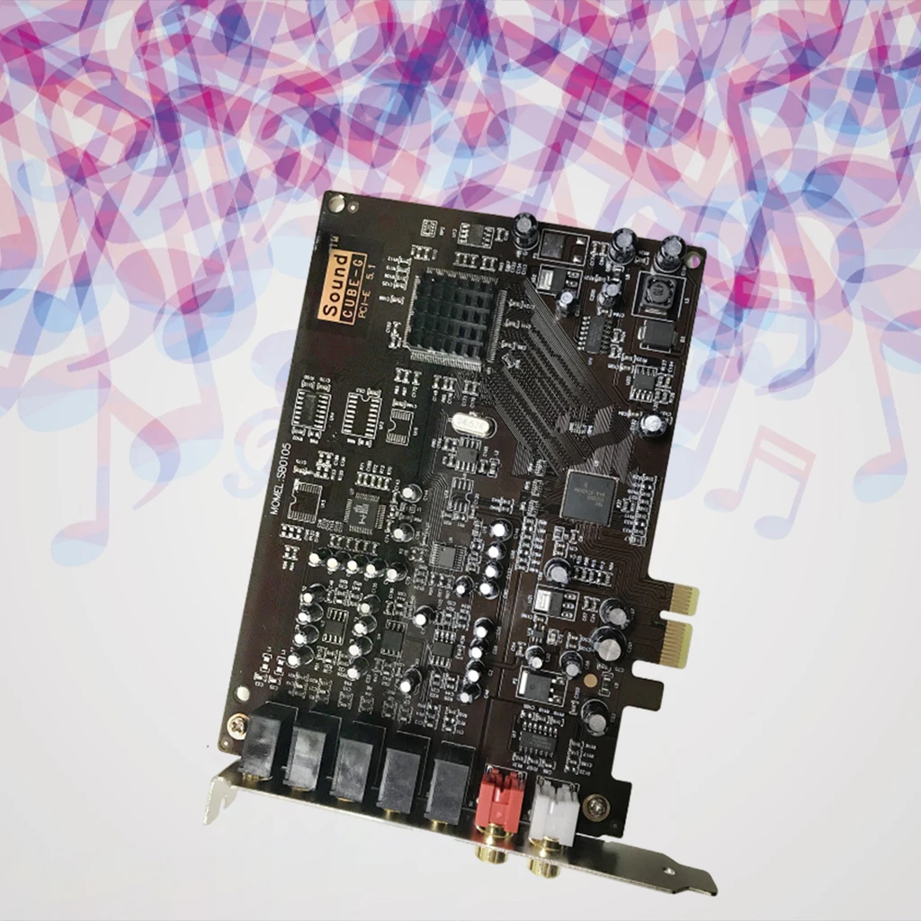 5.1 92kHz/24-bit 116dB SNR Gaming Sound Card with 0 compatibility