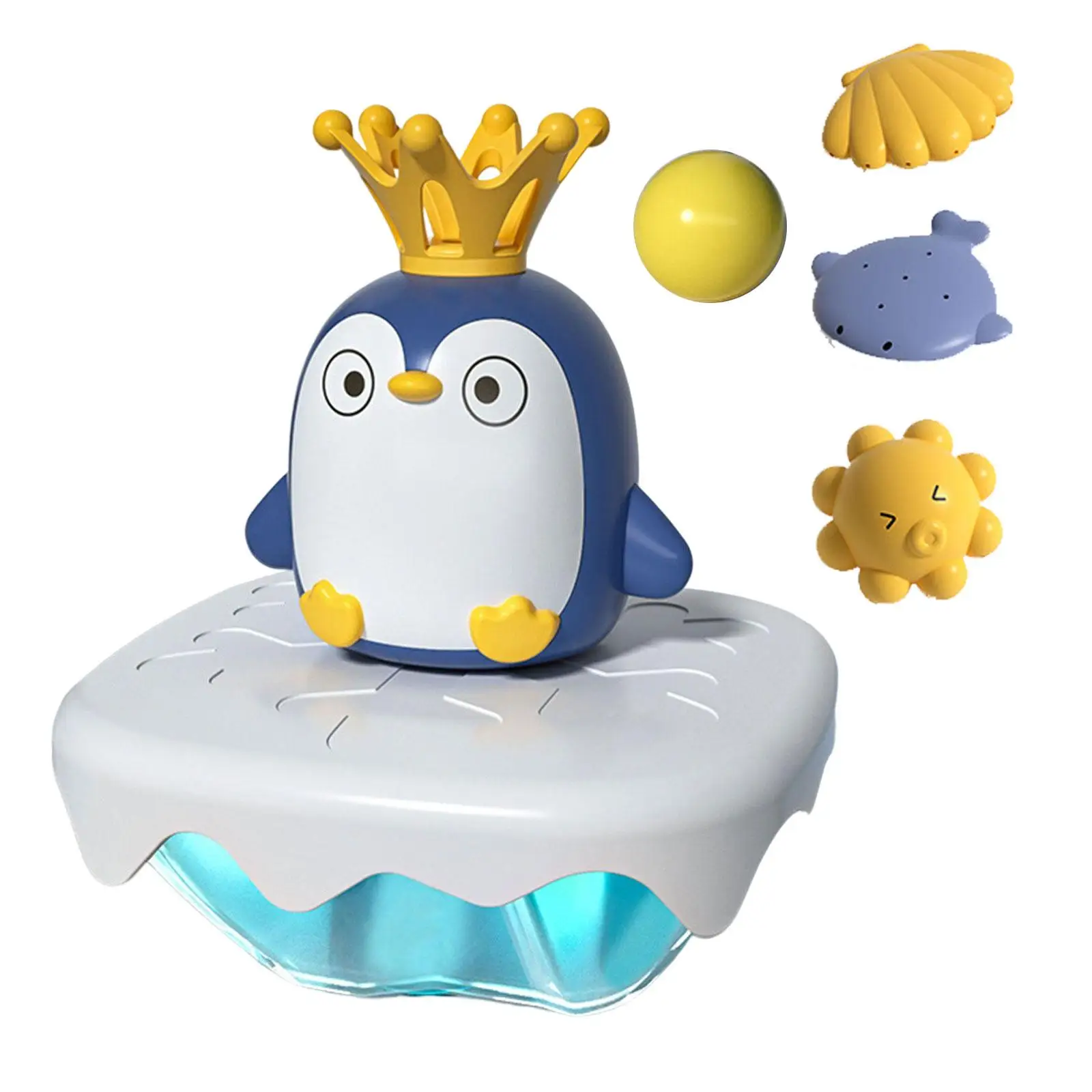 Baby Bath Penguin Toy Boys Girls Gifts Interactive Baby Bathtub Water Toys