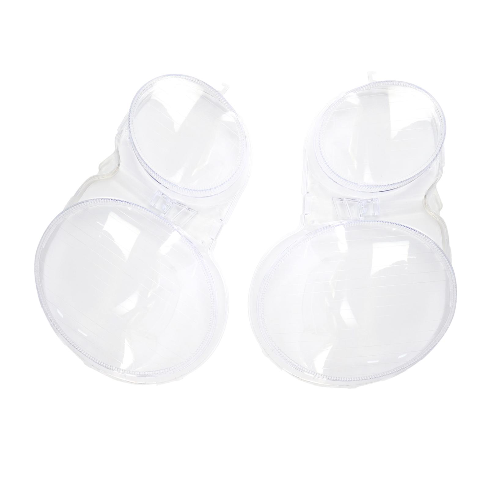 2pcs Car Headlight Cover ,Accessories Replaces, Transparent Spare Parts, Shell Guards for   E420 E55 E430