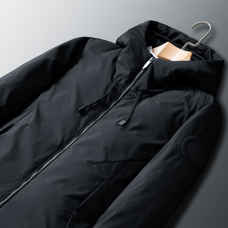 PlatiNum Men's Down Parka Hood Detail
