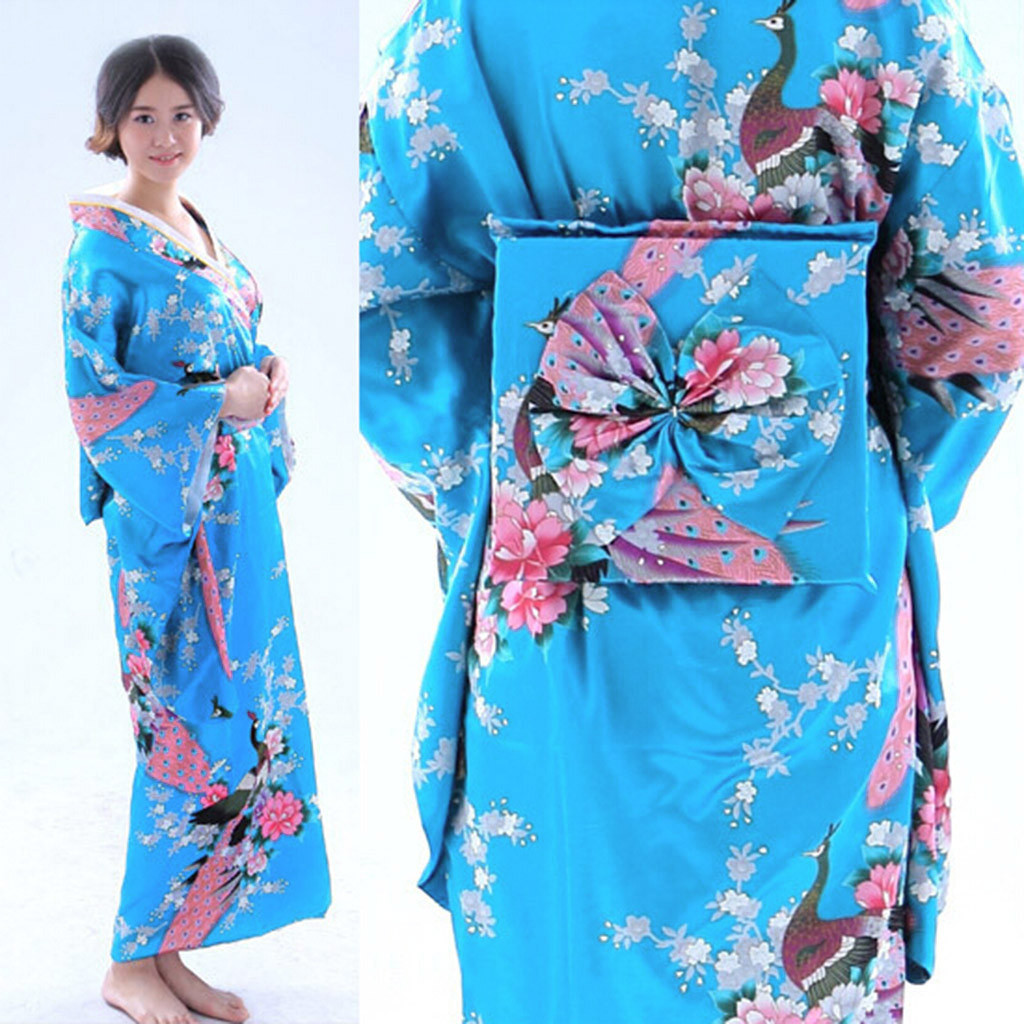 Yukata Seda Do Falso Das Mulheres Com