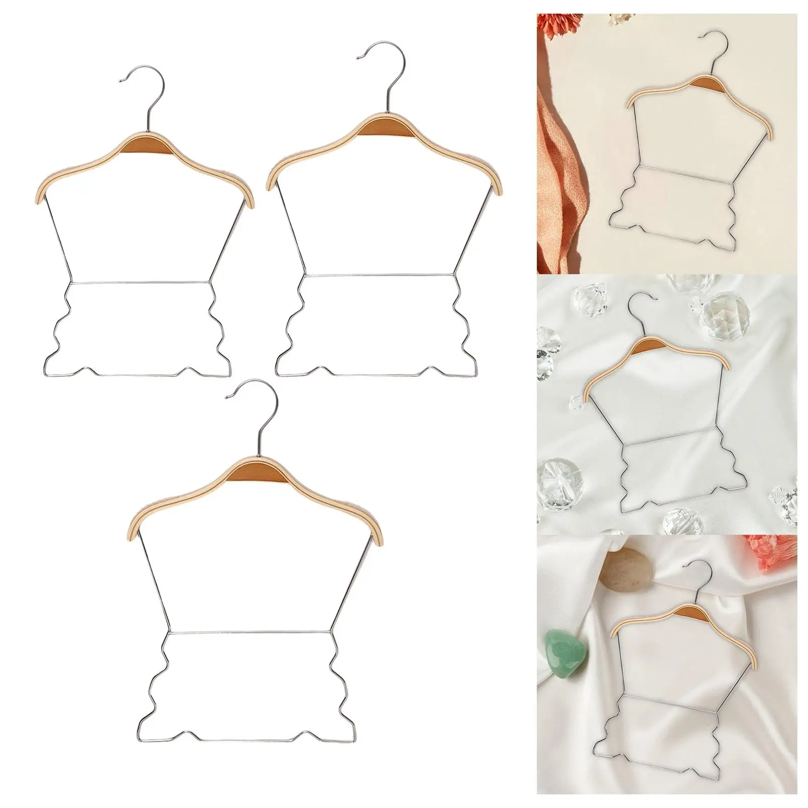 Lingerie Display Hanging Rack Bikini Bathing Suit Clothes Hangers for Closet