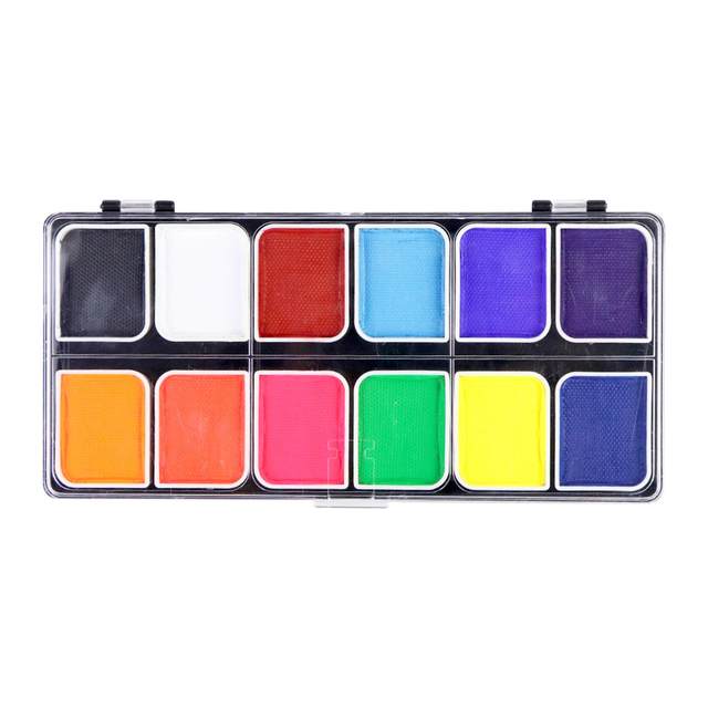 Wolfe Essentials Face Paint Palette (12/colors):  - Facepaint .com