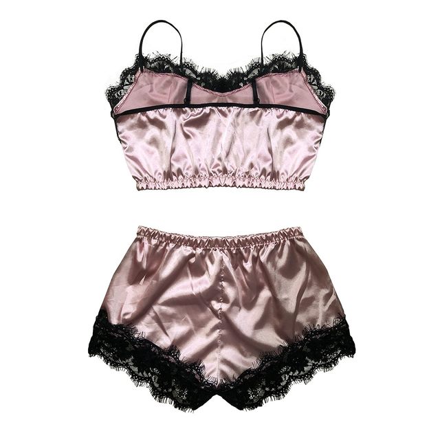 Roupa Interior Das Mulheres De Renda Preta Profunda V Baby Dolls Mulheres  Sleepwear Lingerie Sexy Lingerie Quente Lenceria Intimates Camisola Quente  De $51,5