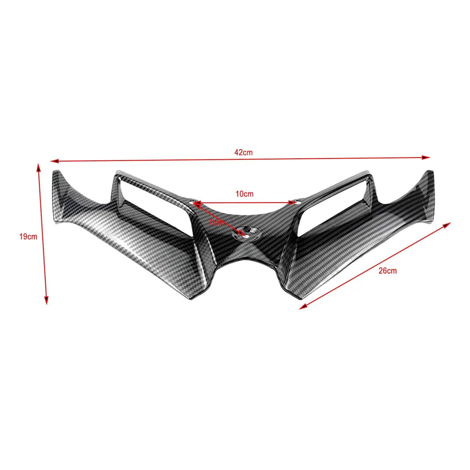 Motorcycle Front Aerodynamic Wing Cover Trim Stylish for Yamaha Nmax155