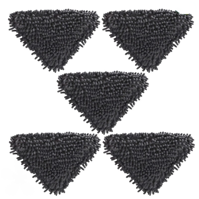 Der dreieckige Mopp-Ersatzkopf verwendet das Lazy Flat Chenille Fiber Mop Staubentferner-Tuch zum Reinigen von Sanitärartefakten – Detail 5