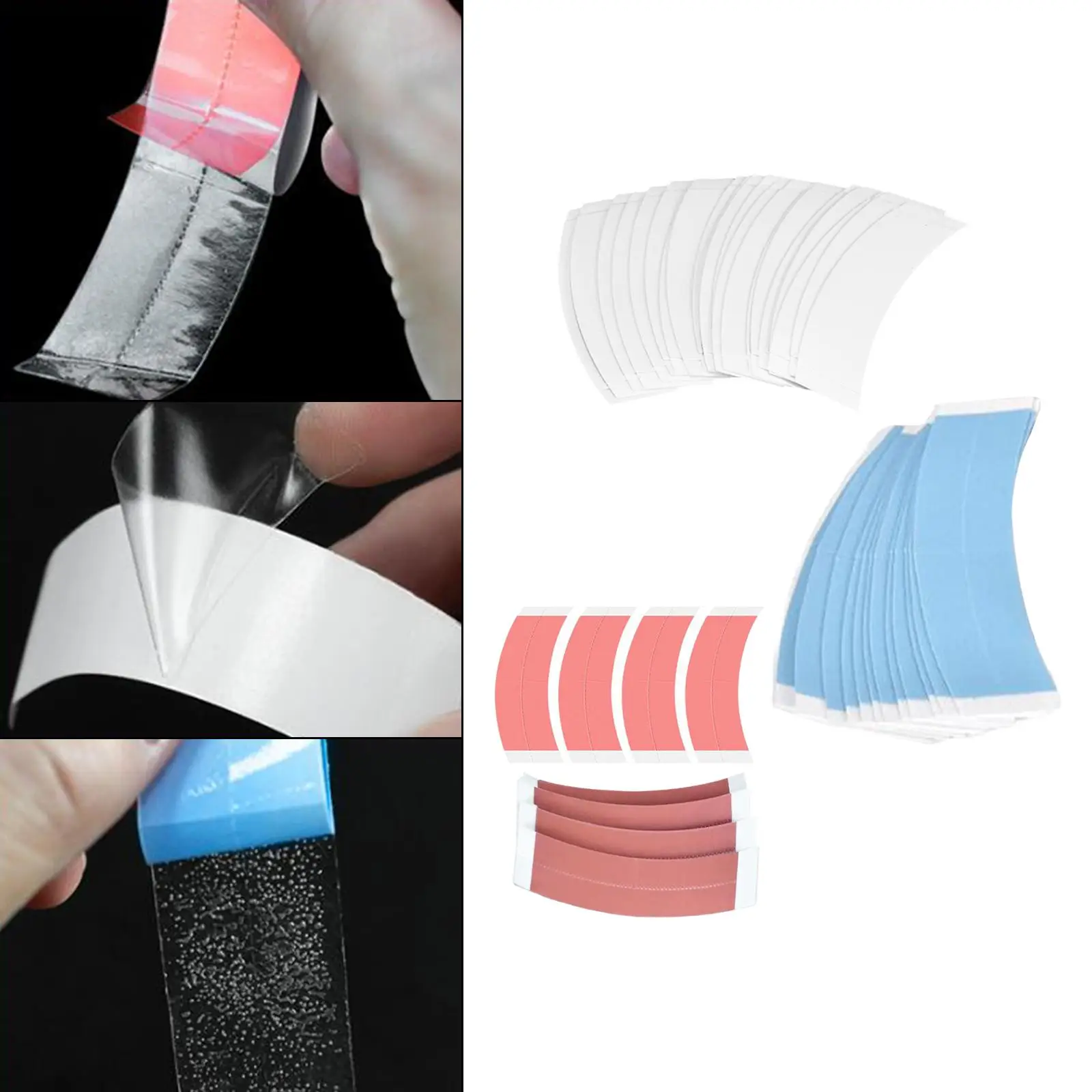 Hair Wig Tape Comfortable C-Shaped Wig Adhesive Tape for Hair Extension Lace Wigs