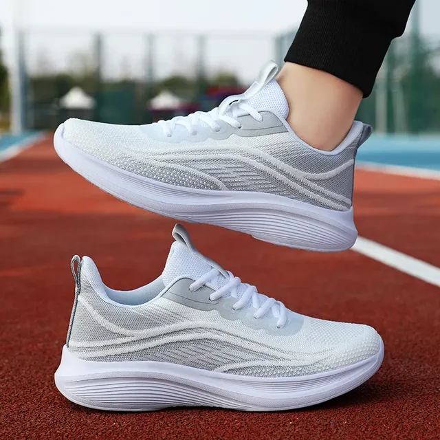 Baskets Femme Sans Lacets – Avec Coussin D'air & Soutien De La Voûte Plantaire – Confort Maximal Pour Marche, Sport & Quotidien - 9