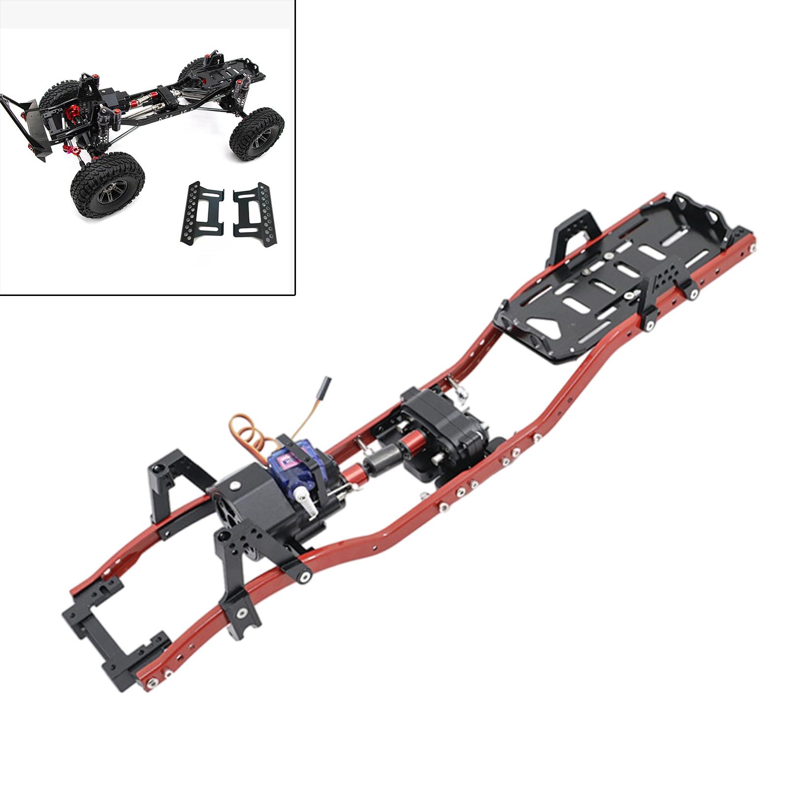 Metal Chassis Frame Beam 2  for SCX10 1/10 RC Crawler Replace Part Upgrade