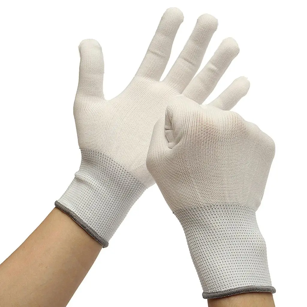 Car Repair Maintenance 6 Pairs Cotton Wrapping Gloves Dedicate Tool for Car