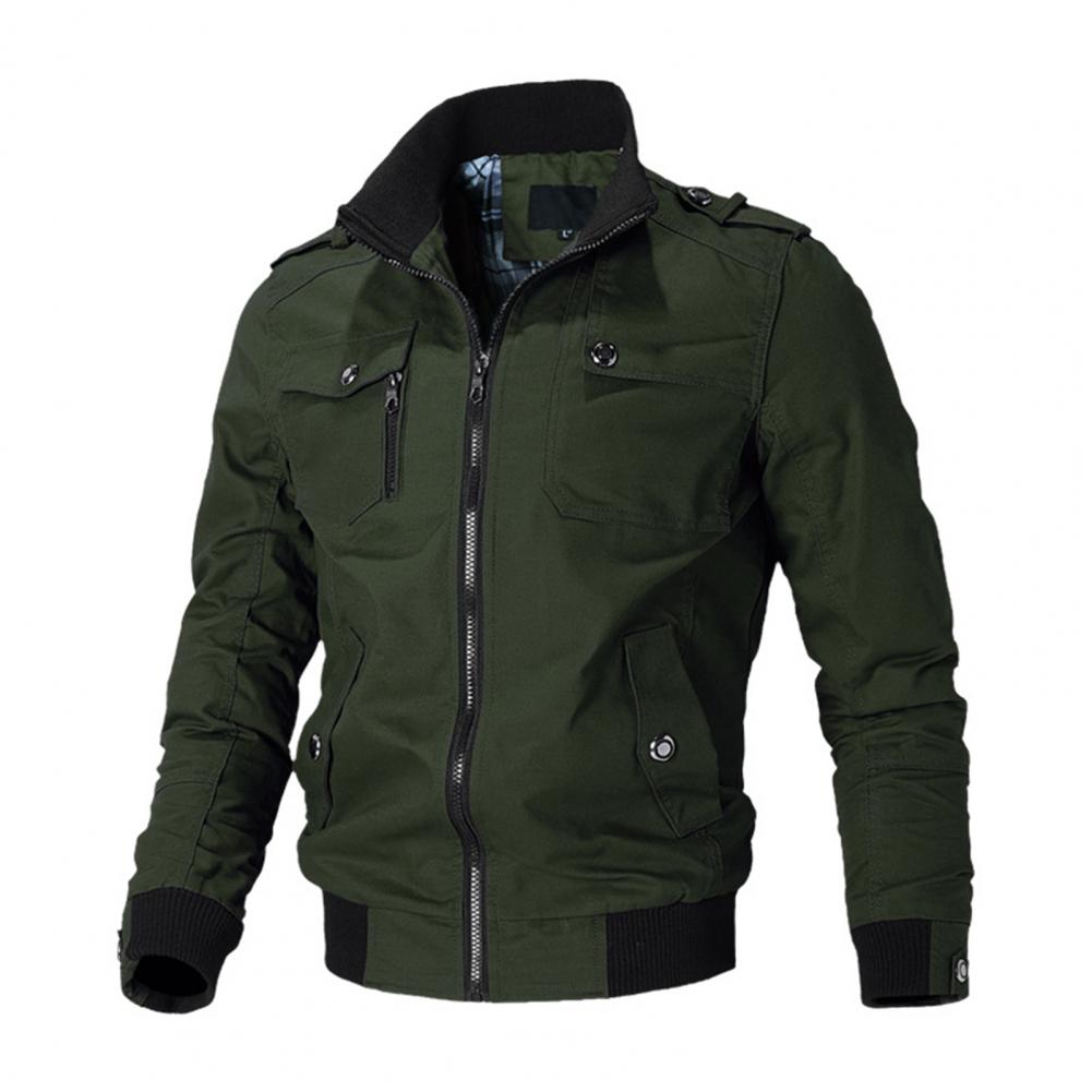 Title 15, Veste Cargo en coton pour hommes, blouson bomba...