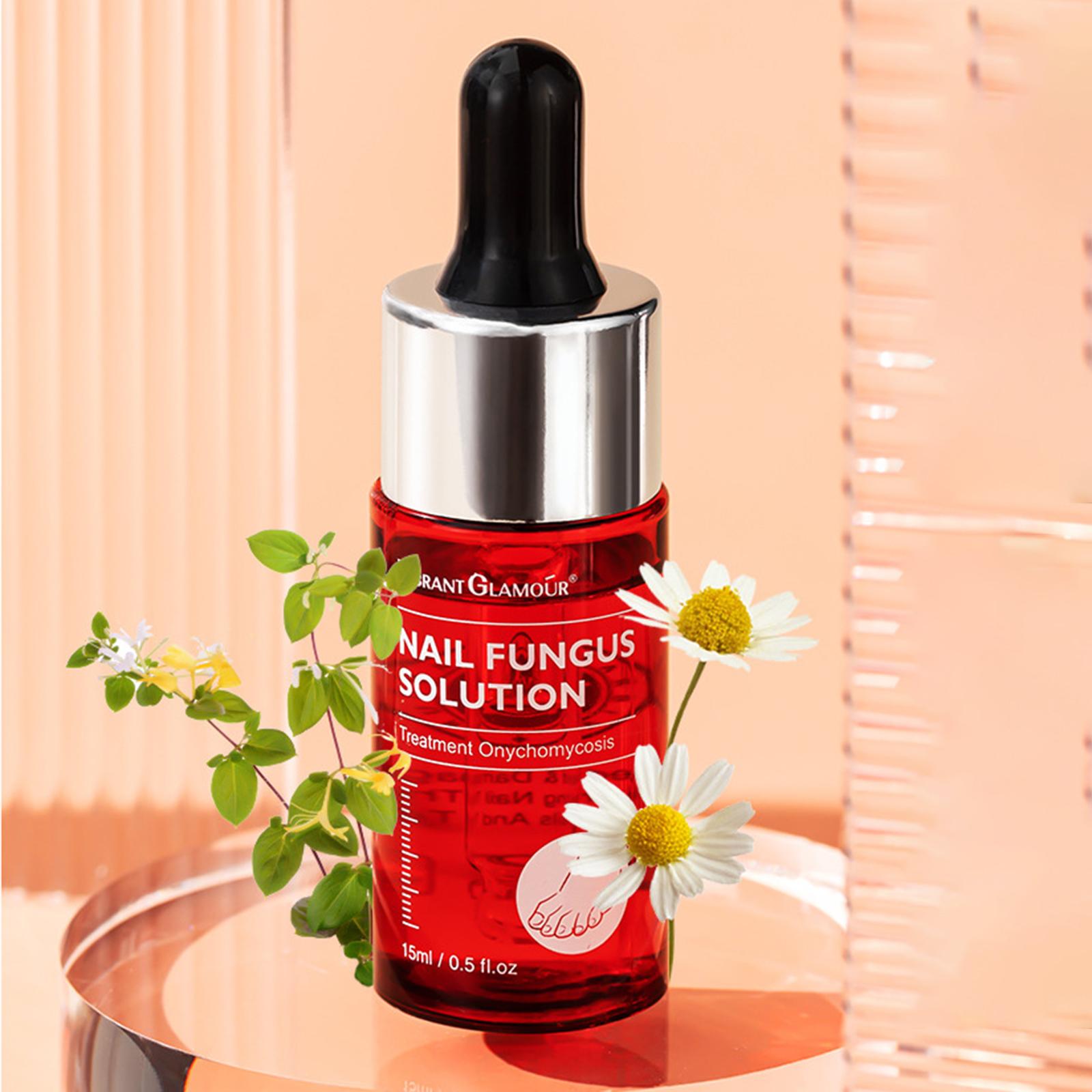 Nail Toe Anti Fungal Serum 15ml Nail Repair Serum Natural Essence Oil for Nourishing Care Discolored Nails Fingernail Toenail