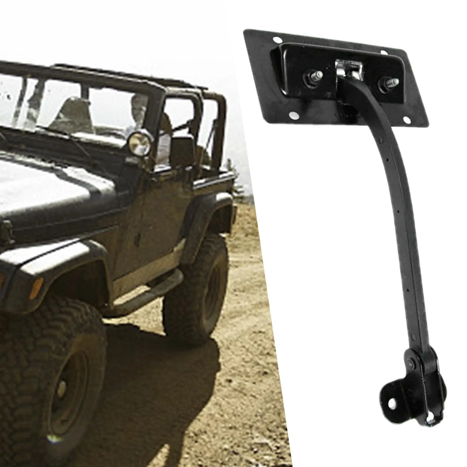 Retaining Strap 4589890AC Direct Replaces Easy to Install Auto Exterior Parts Tailgate Check for Jeep Wrangler JK 2011-2018