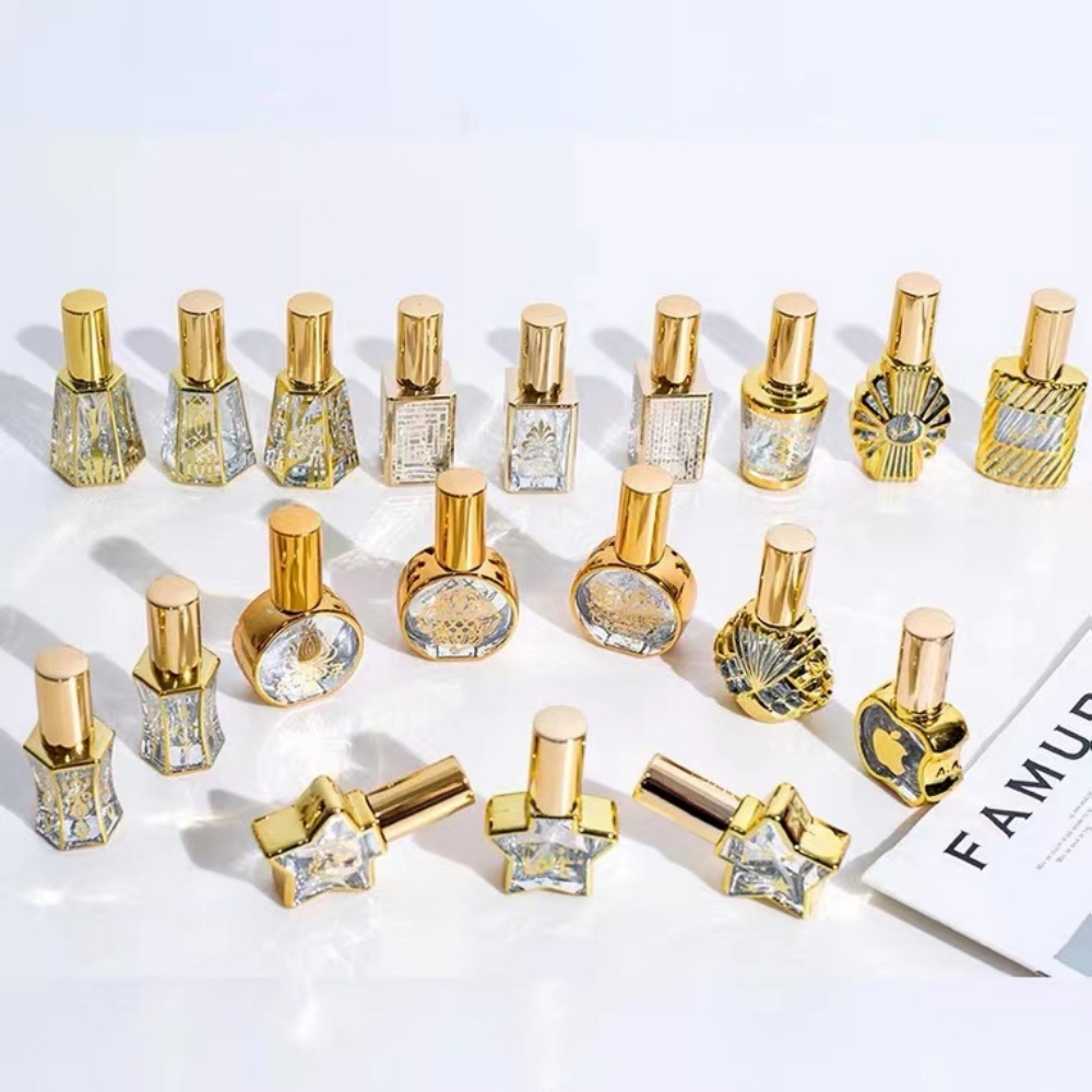 Best of 1pc 10ml Gold Glass Perfume Bottle Spray Refillable Atomizer Scent Bottles Packaging Cosmetic Container New 2023 Reviews & Tips