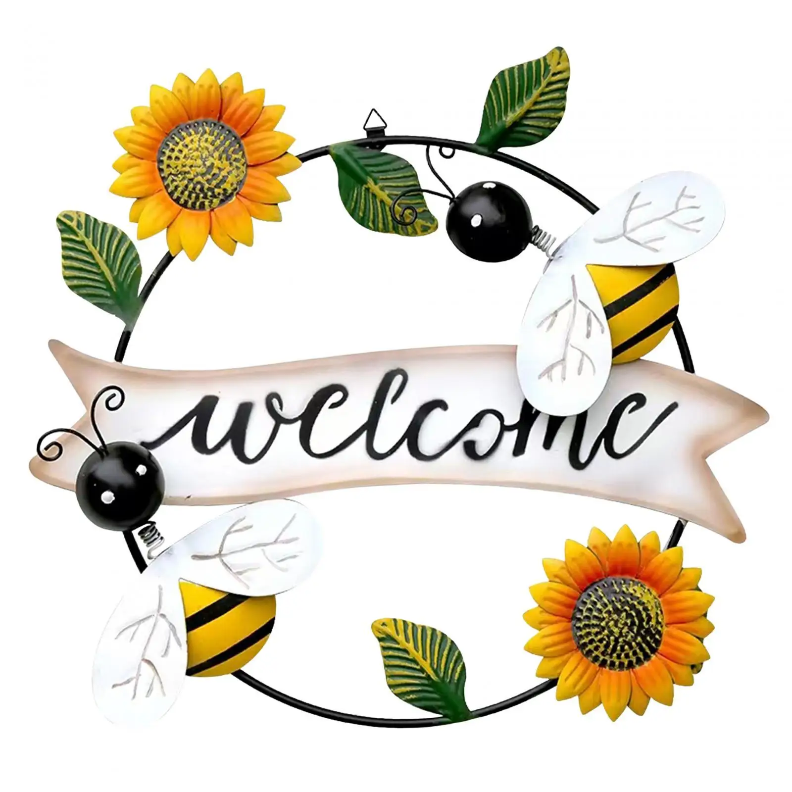 Welcome Sign Wall Decor Wall Metal 3D Welcome Door Signs for Bar Cafe Outdoor Housewarming Gift Entryway Fence Decor