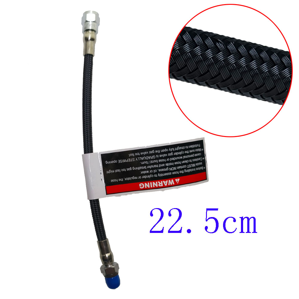 8,8 6 Zoll Hochdrucks ch lauch für SPG 1. Stufe Manometer geflochtener HP Schlauch für Messgeräte – Detail 3