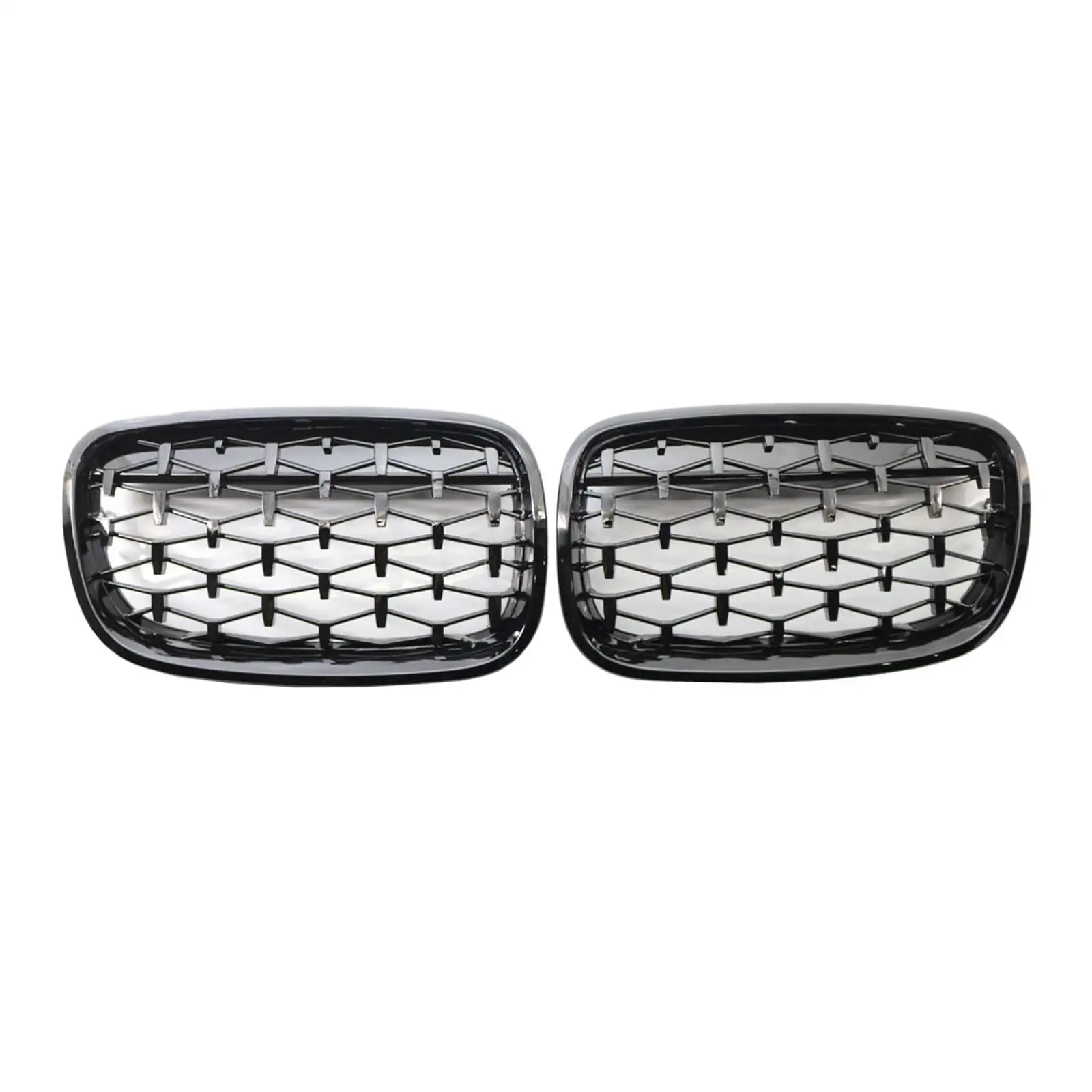 Front Bumper Grill Grille Replaces Diamond Star Shaped Fit for BMW x5 E70 08-13 High Performance Durable Premium Spare Parts