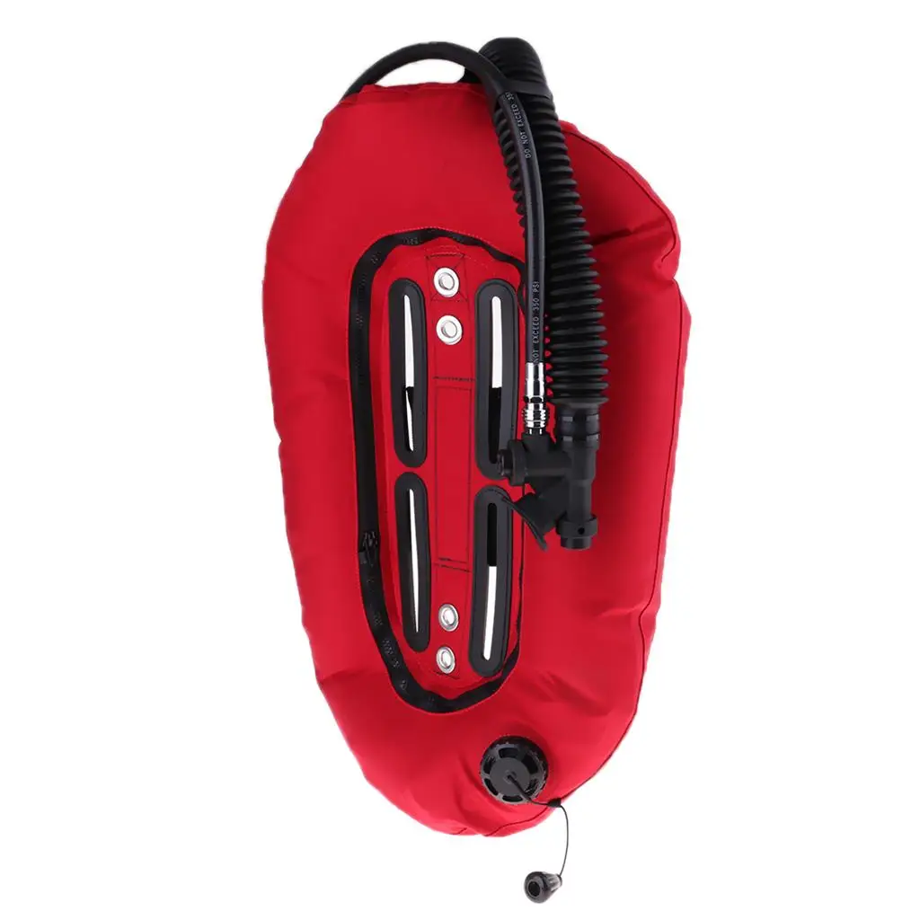 Scuba Diving Donut Wing 30lb / 13.3kg with Single Tube Snorkeling Dive Red