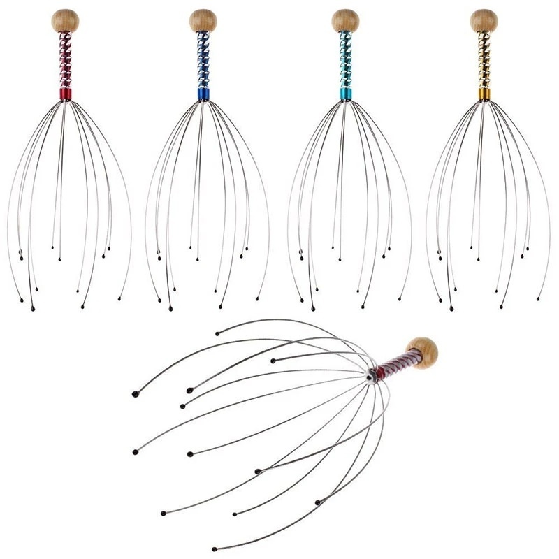 Best of Octopus Massager Scalp Massager Relaxation Body Massager Removing Muscle Tension Tiredness Metal Head Relax Massager Reviews & Tips - Image 3