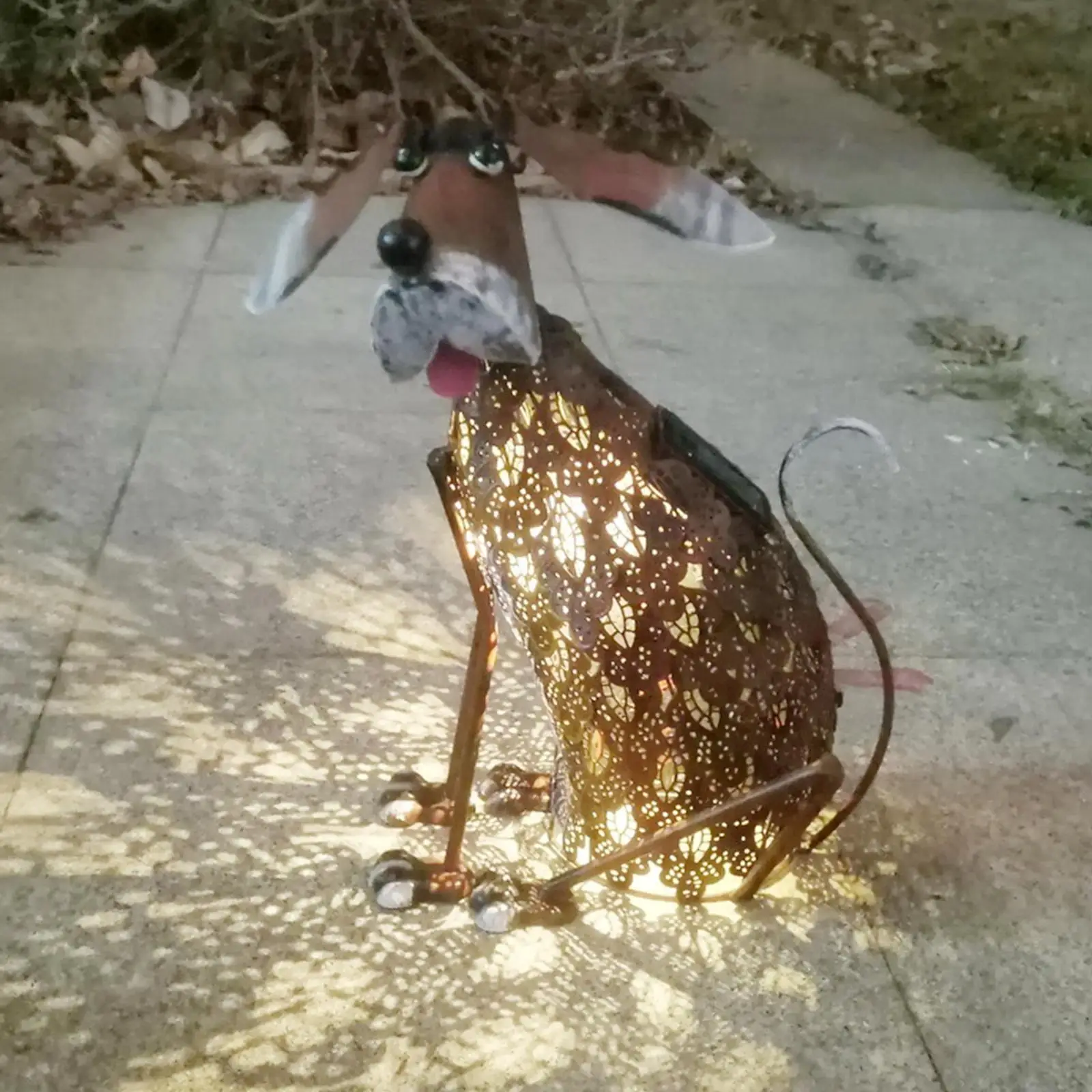 Solar Animal Lights, Animal Statue Outdoor Solar Powered LED Light for Patio Garden Yard Lawn Decor Ornament