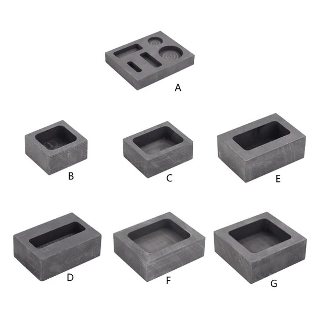 Graphite Ingot Molds Crucible for Melting Casting Mould Refining Metal -  AliExpress