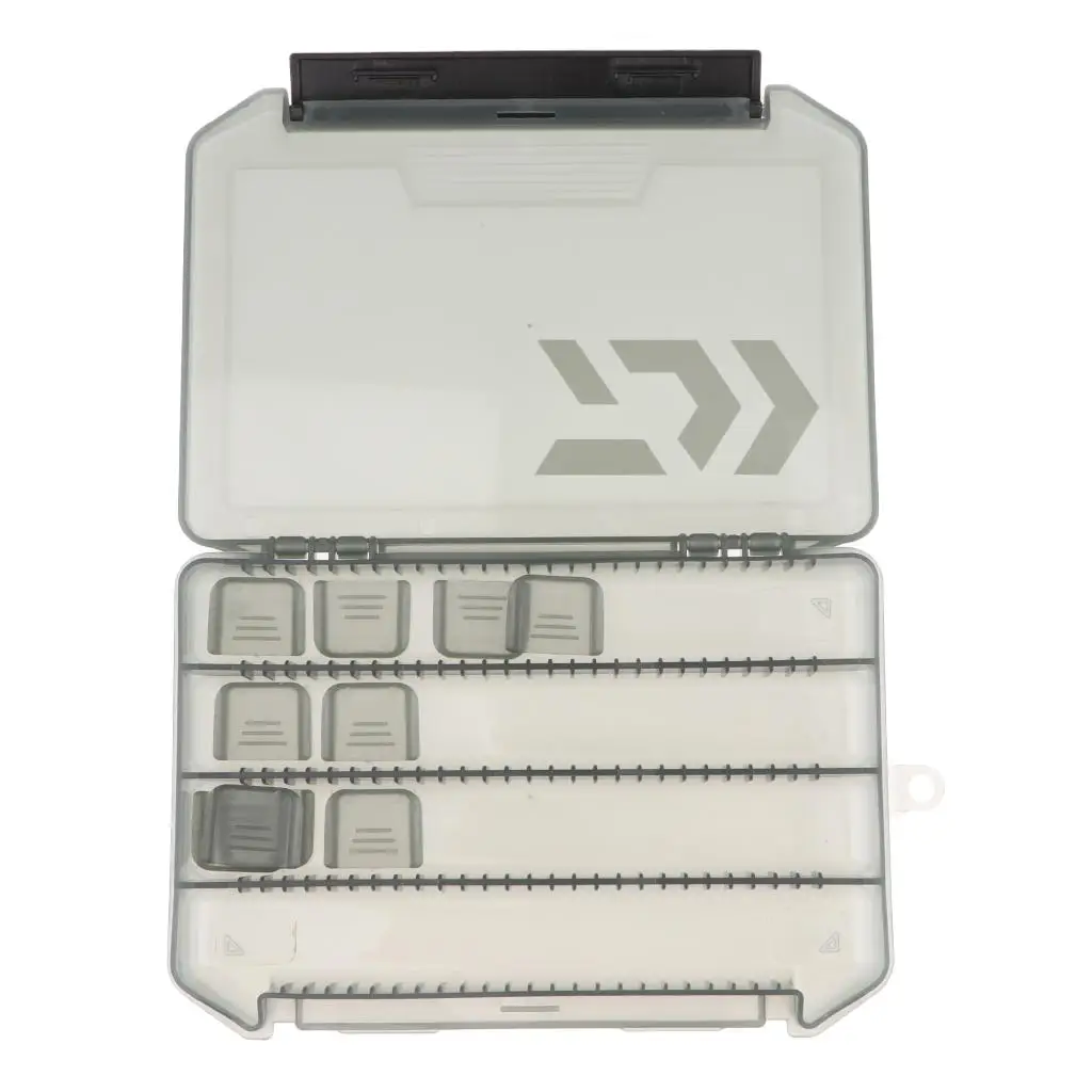 Fly Fishing Spoon Hooks Baits Storage Case Box Tackle Compartments Box