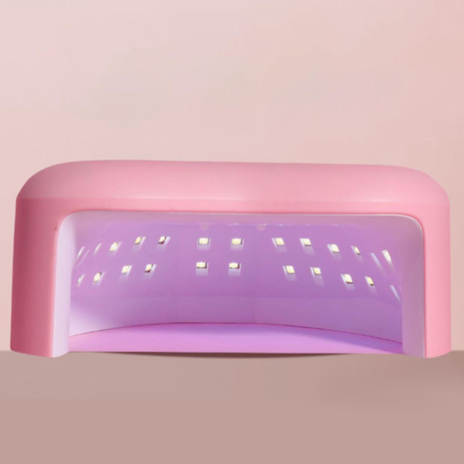 LED Nail Lamp 280W Professional Nail Tools Quick Drying Pink Nail Dryer for Home DIY