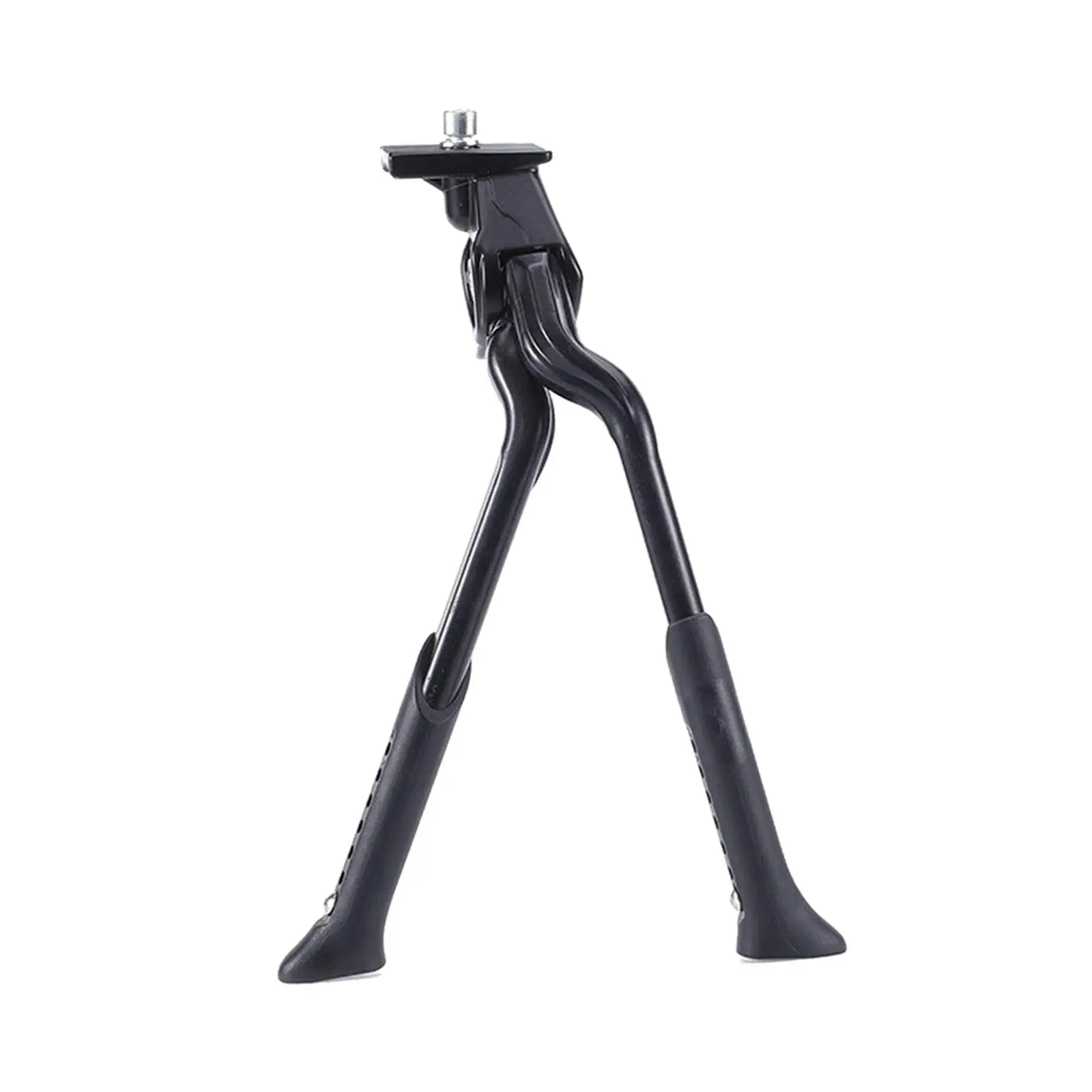 Double Leg Bike Kickstand Dual Leg Bicycle Stand Aluminum Alloy Non Slip Footrest Bicycle Cycling Parking Side Stand