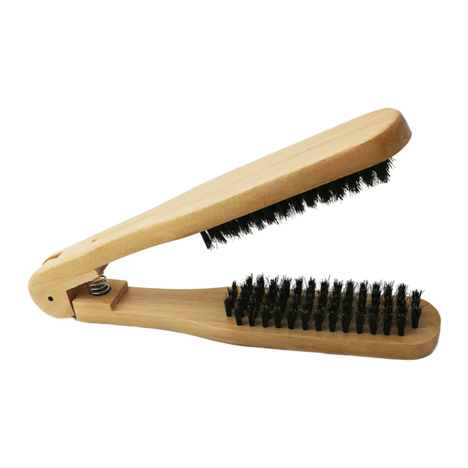 Hair Straightening Comb Hairbrush Easy to Use Hair Brush Clamp Straightener